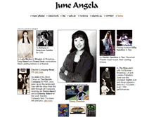 Tablet Screenshot of juneangela.com
